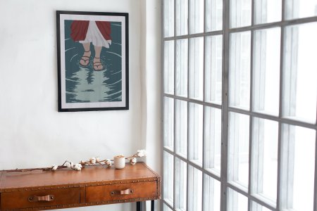 Jesus Digital Art Walking On Water