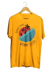 Unisex Beach More Worry Less Tshirts