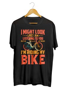I Am Riding My Bike T shirts