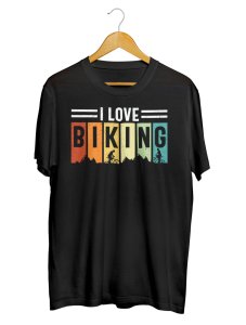 Unisex I love biking Tshirts