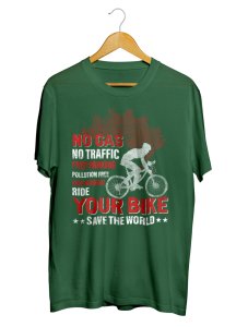 No Gas No Traffic Pollution Free Tshirts