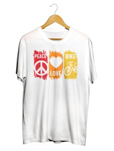 Peace Love Bike Tshirts
