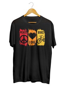 Peace Love Bike Tshirts
