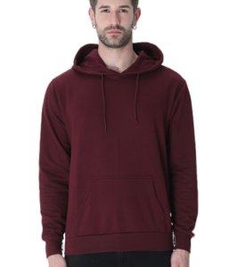 Unisex Solid Plain Hoodies