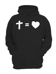 Cross Equal Love Unisex Gospel Hoodies