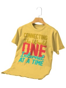 Connect The World Trending Unisex Cotton Tshirt