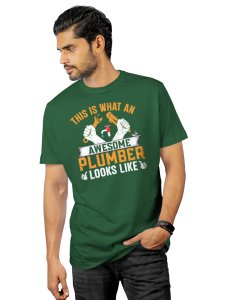 Unisex Awesome Plumber Tshirts