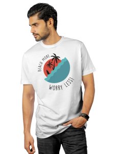 Unisex Beach More Worry Less Tshirts